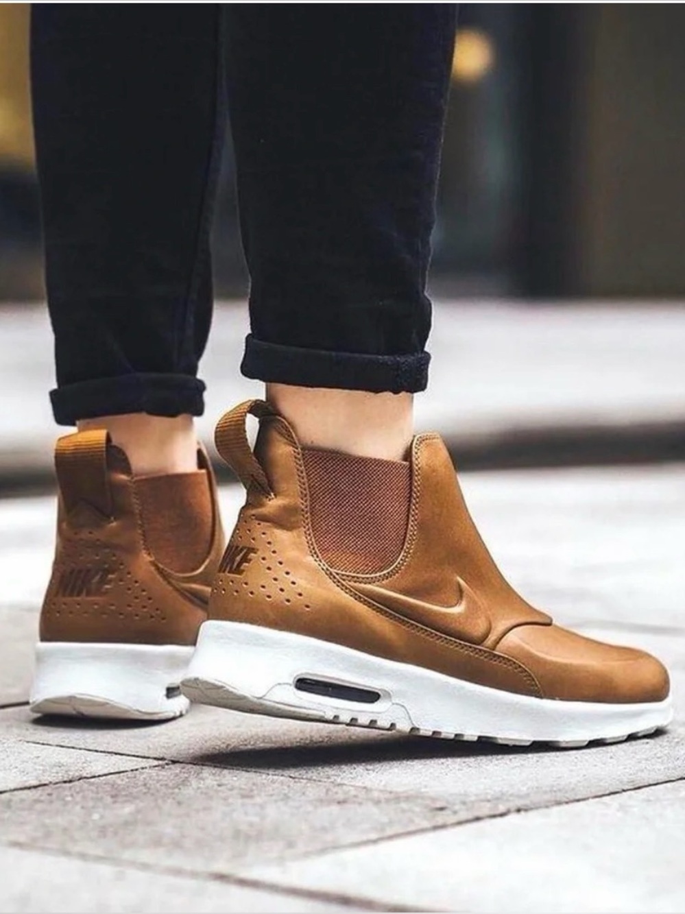 Nike Air Max Thea Mid Womens Chelsea Shoes ‘Ale Brown’ size 7